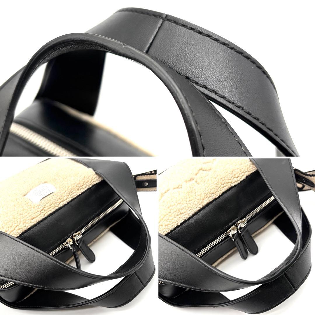 美品 ステラマッカートニー 2way ショルダーバッグ ロゴ ボア レディース