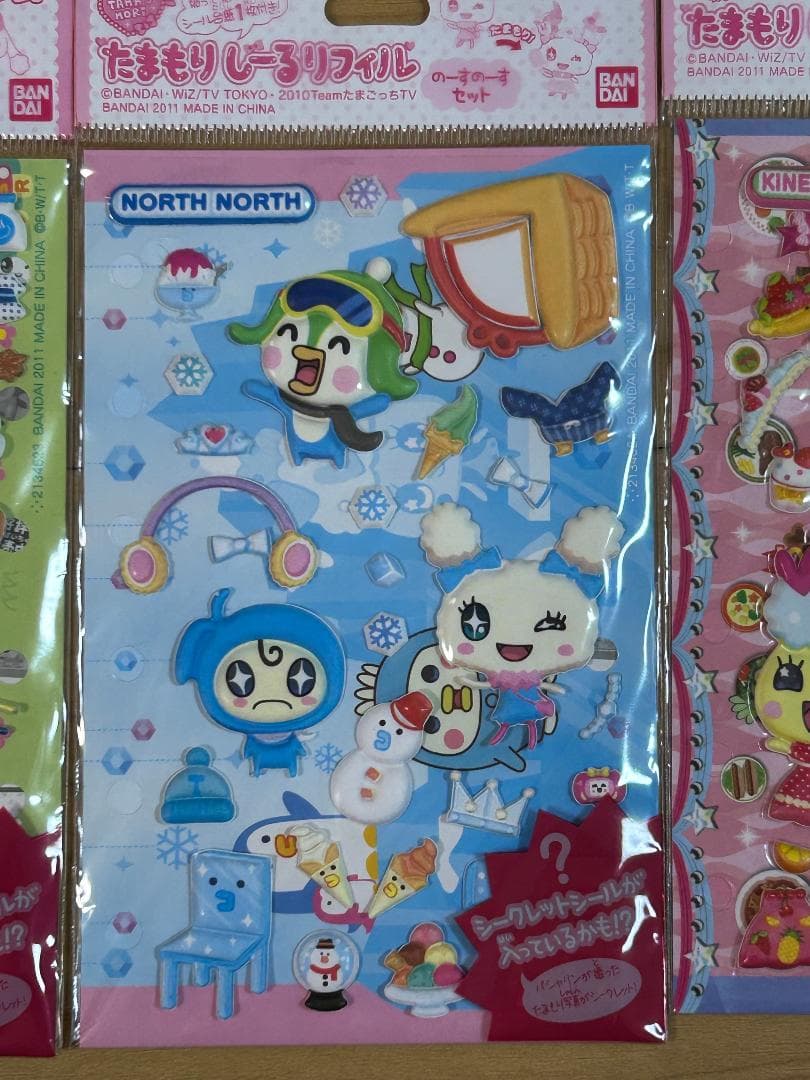 【希少】平成レトロ たまごっち たまもりしーる リフィル 9パックセット