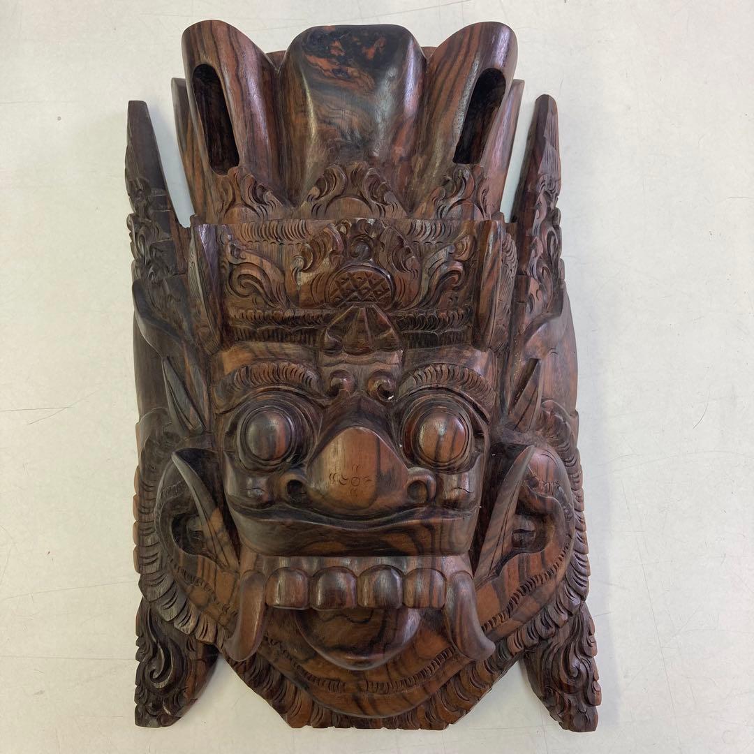 木彫り/面/アンティーク