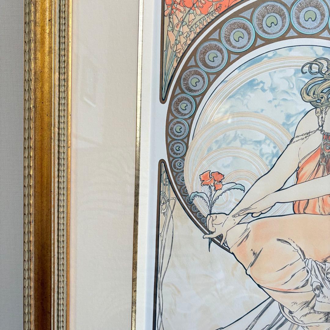 アルフォンス ミュシャ【四芸術 ペインティング (絵画)】リトグラフ