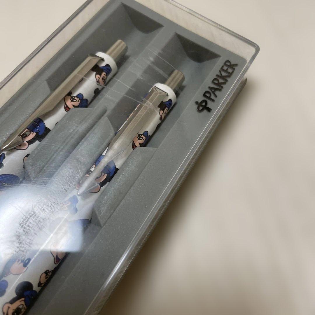 【匿名配送】未使用　PARKER ミッキーマウス ボールペン シャーペン　レア