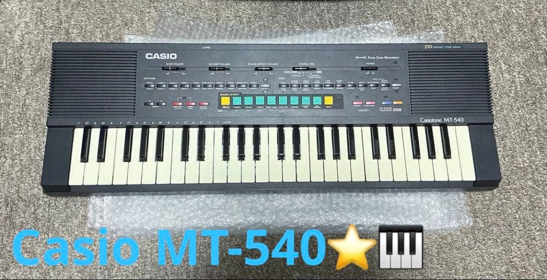 Casio MT-540☆珍品シンセ☆環境音BGM機能付き☆美品箱付き☆