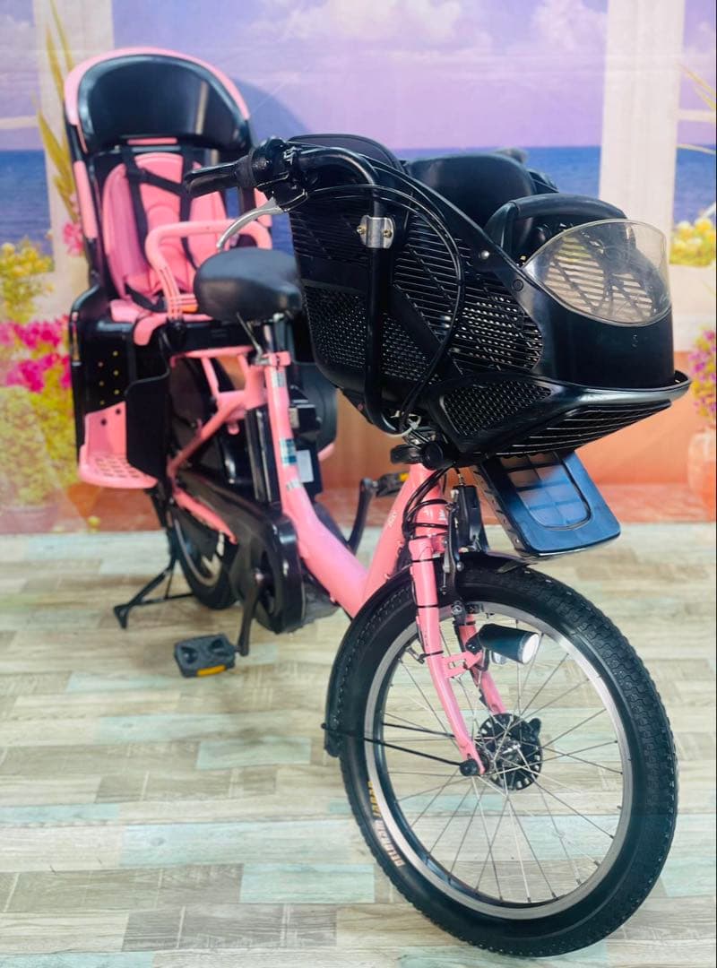 ヤマハパスキス⭐️人気モデル！子供乗せ電動アシスト自転車Y3192