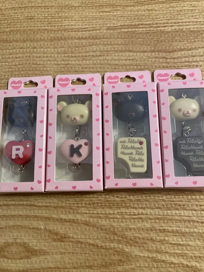 新品　リラックマ　コリラックマ　チョコアクセストラップ　コンプリート　全４種類