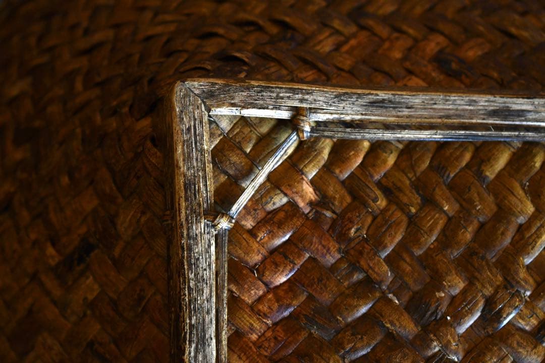 古道具　フィリピン　ルソン島　古籠　民藝　vintage プリミティブ　竹編み