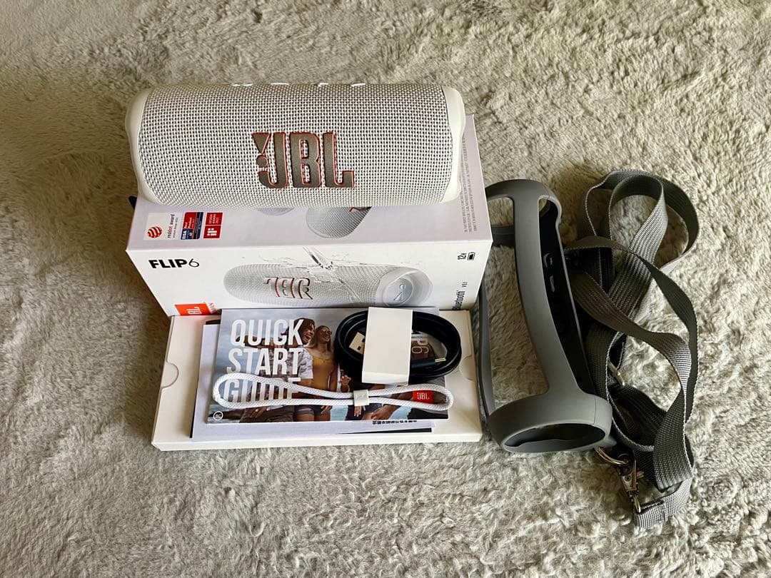 JBL FLIP 6 ホワイト ワイヤレススピーカー