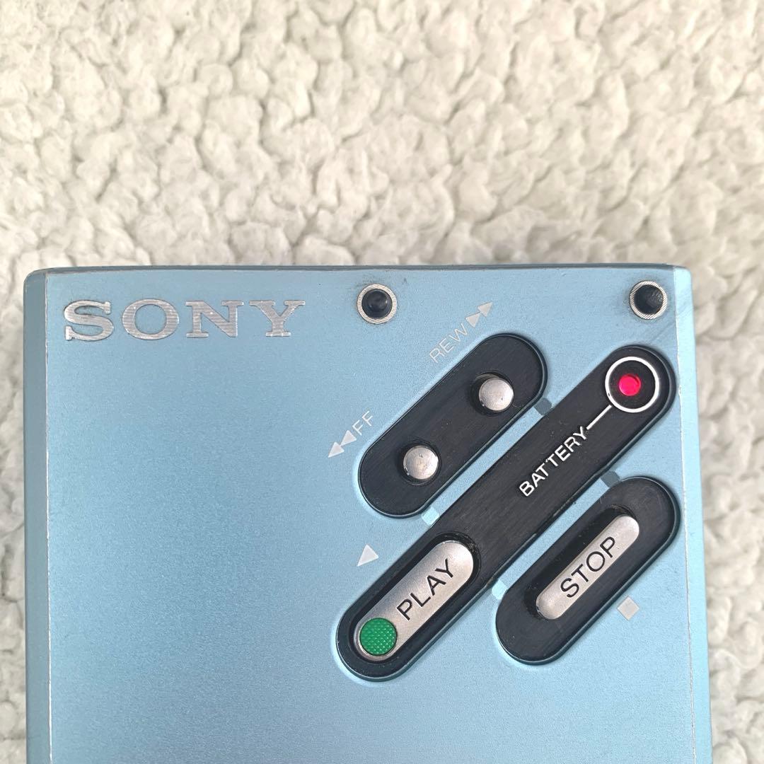 【ジャンク】【希少】SONY Walkman WM-DD ブルー　カセットテープ
