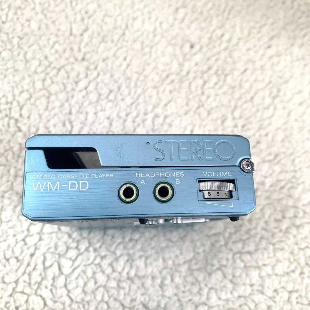 【ジャンク】【希少】SONY Walkman WM-DD ブルー　カセットテープ