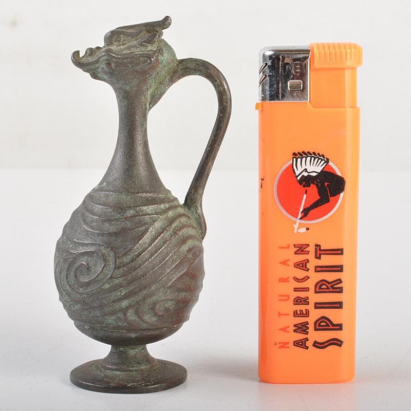 中国　古銅　神獣形　水滴　水注　C　R7212