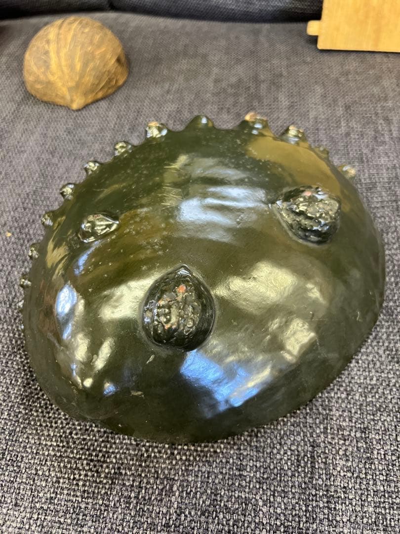 骨董品　天保期 木箱入り 貝殻5点セット 南京貝 男女貝 江戸期