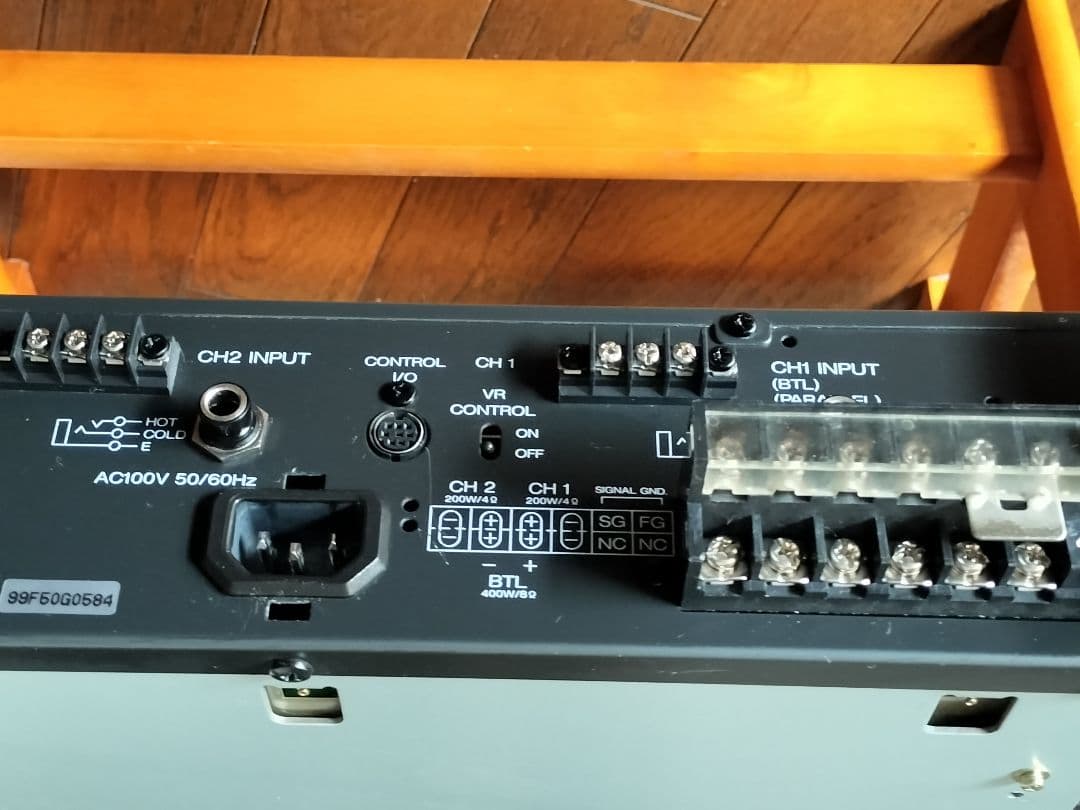 TOA パワーアンプ P-120D 120W×2