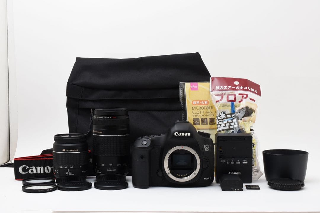 一眼レフカメラ Canon EOS 5D mark III標準&望遠レンズセット