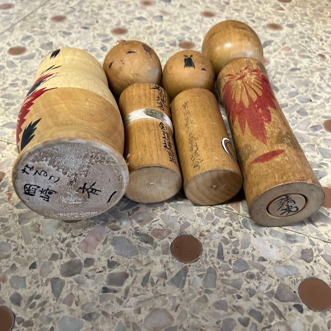 D壁 伝統こけし 創作こけし まとめ売り 24体セット 郷土玩具 工芸品 大量