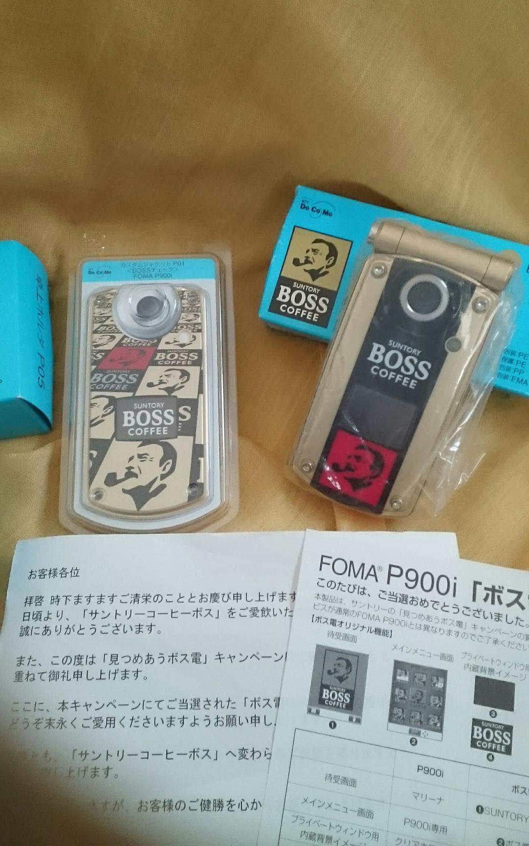 サントリー BOSS電 初期モデル P900i 未使用