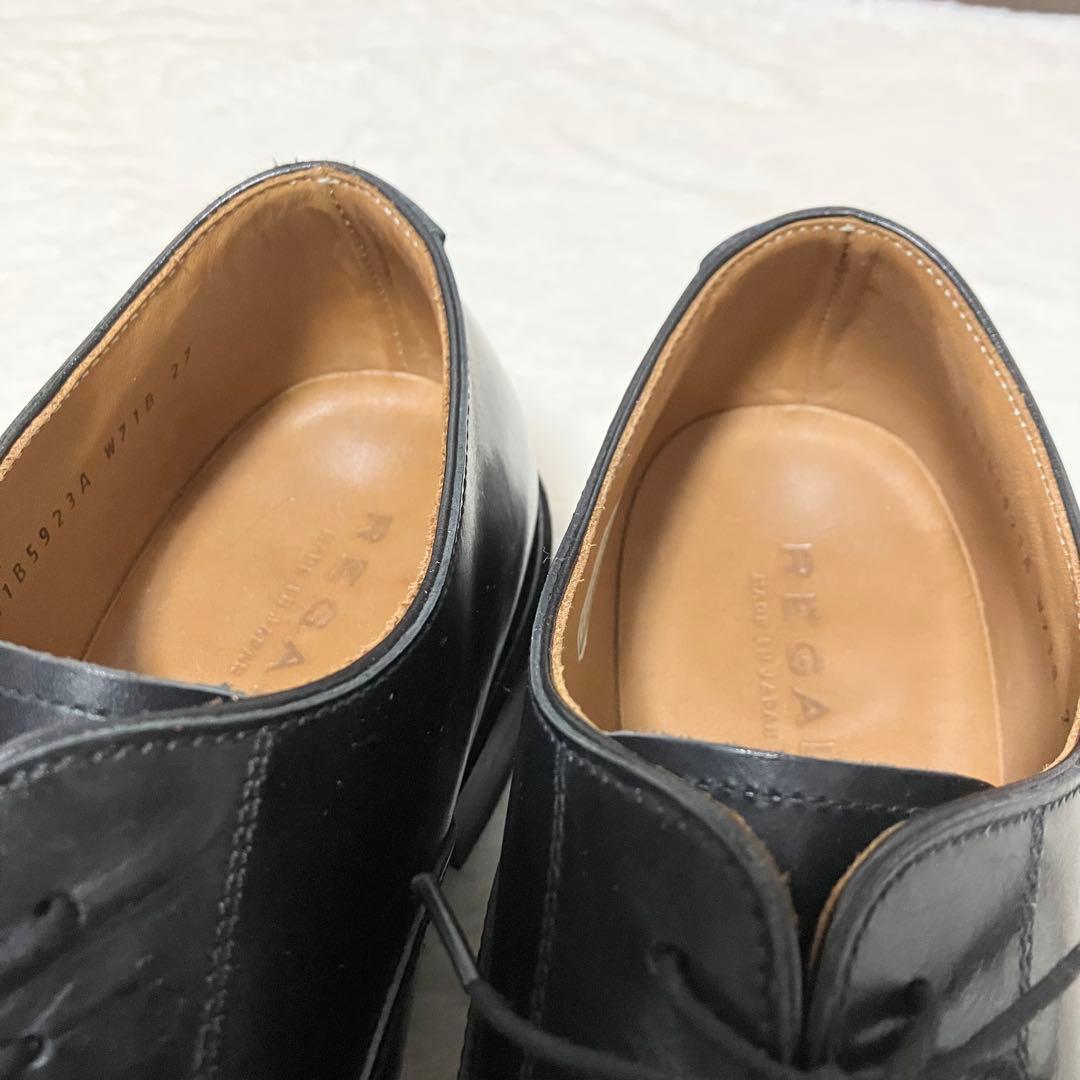 未使用級 REGAL ゴアテックス 革靴 27.0 ビジネス シューズ 黒 革