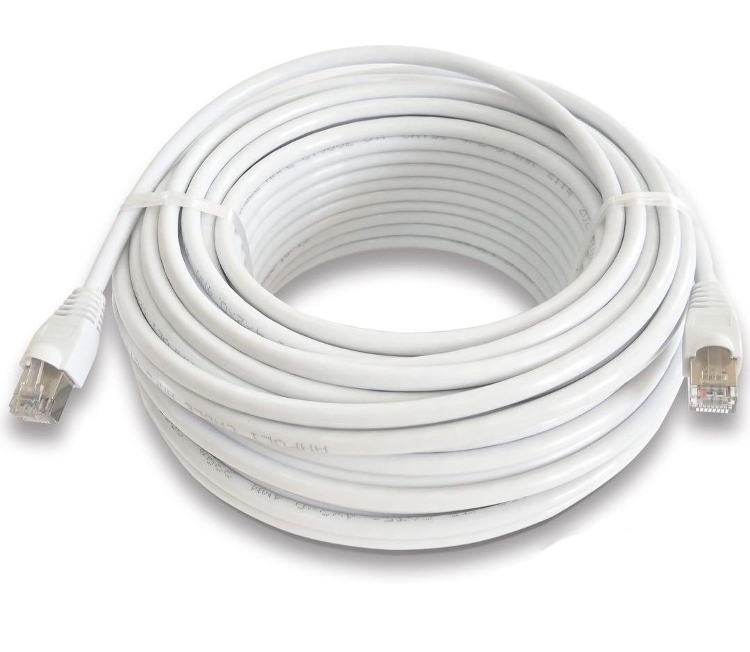 ☆ 40M ホワイト 屋外用 LANケーブル 屋外 耐紫外線 屋外LAN配線