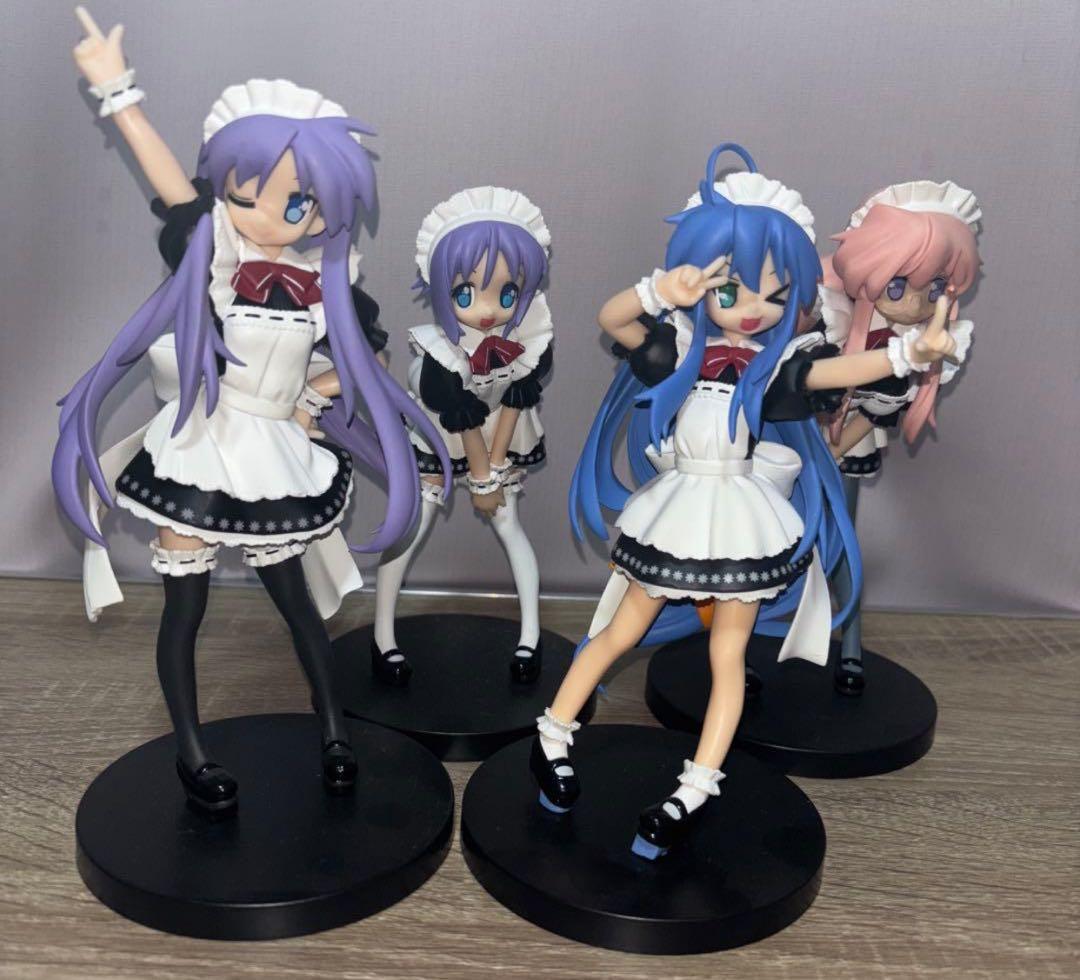 送料無料 らき☆すた≒おん☆すて プレミアムフィギュア コンプリートセット