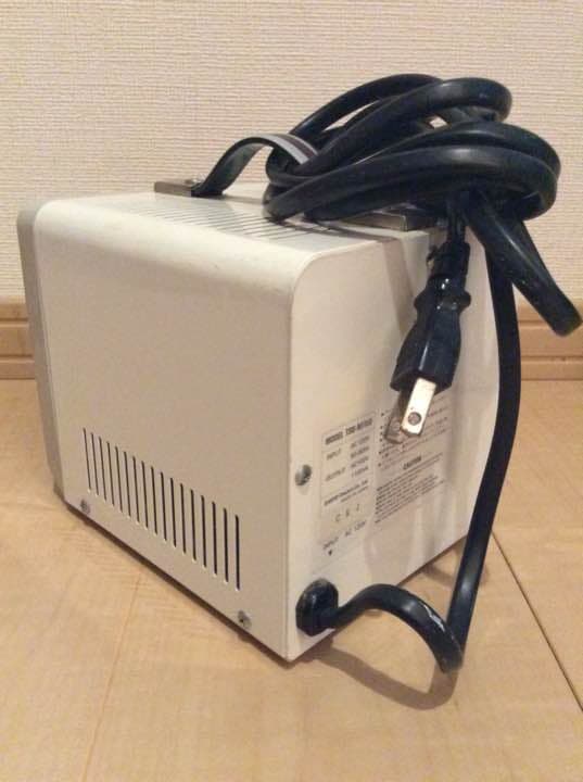 変圧器 120→100V アメリカ、カナダ等 1100W