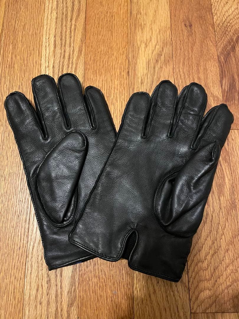 ラルフローレン　羊革手袋　シープレザー　ブラック　M/M