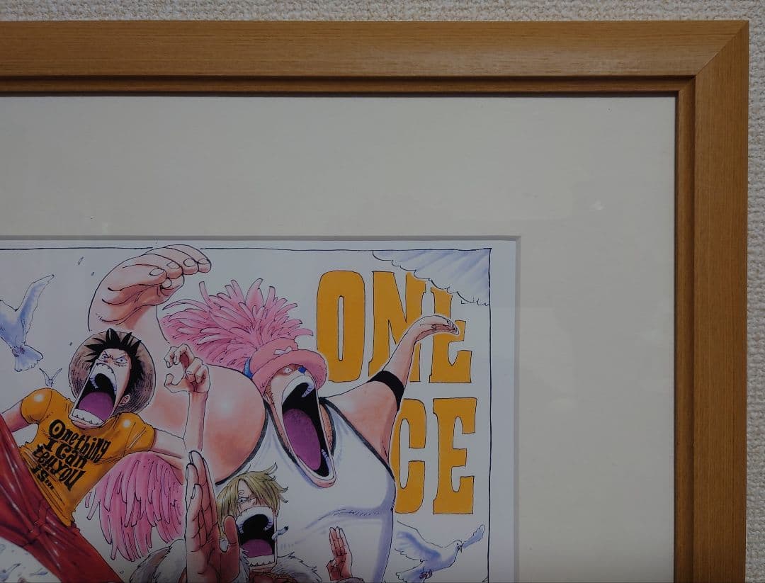 ワンピース 複製原画 尾田先生直筆サイン入り 限定100枚 シリアルNO.入り
