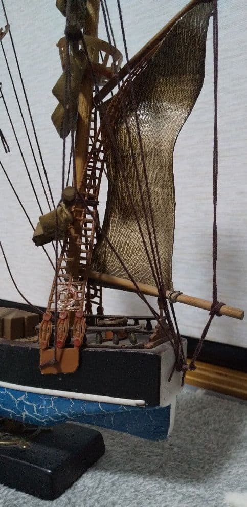 アンティーク中型船模型