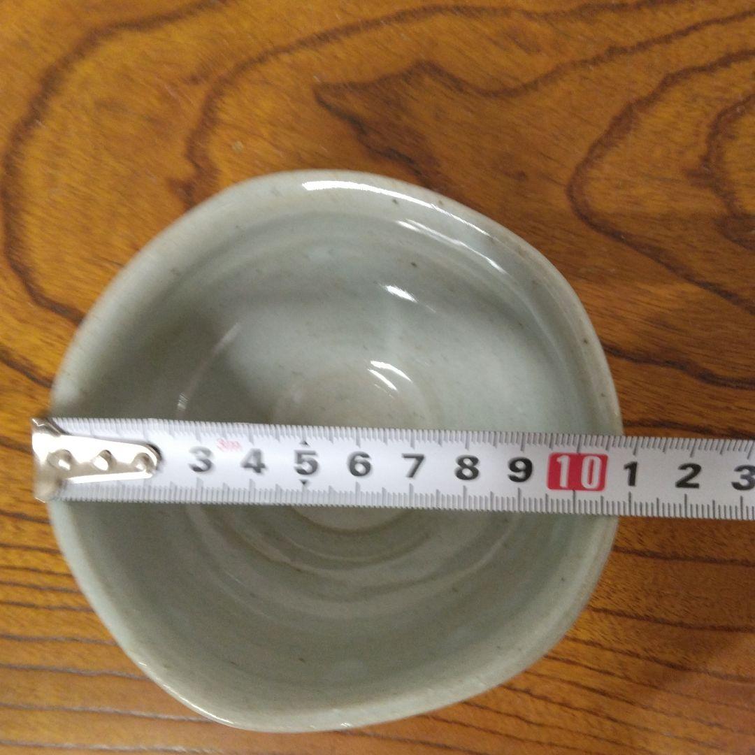 【る781】美濃唐津　平正窯　ハローキティ 茶碗　抹茶