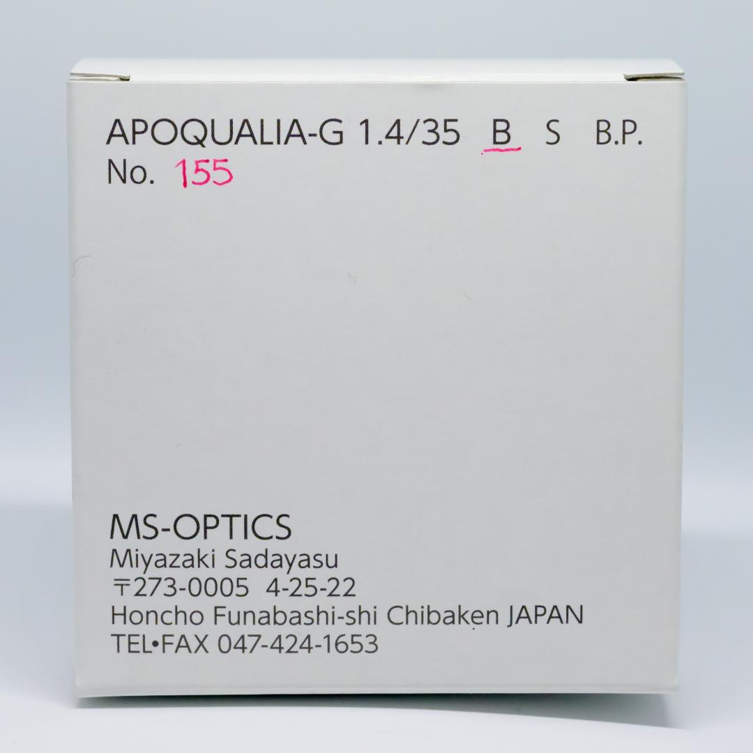 MS-OPTICS APOQUARIA-G 35mm F1.4 ライカMマウント