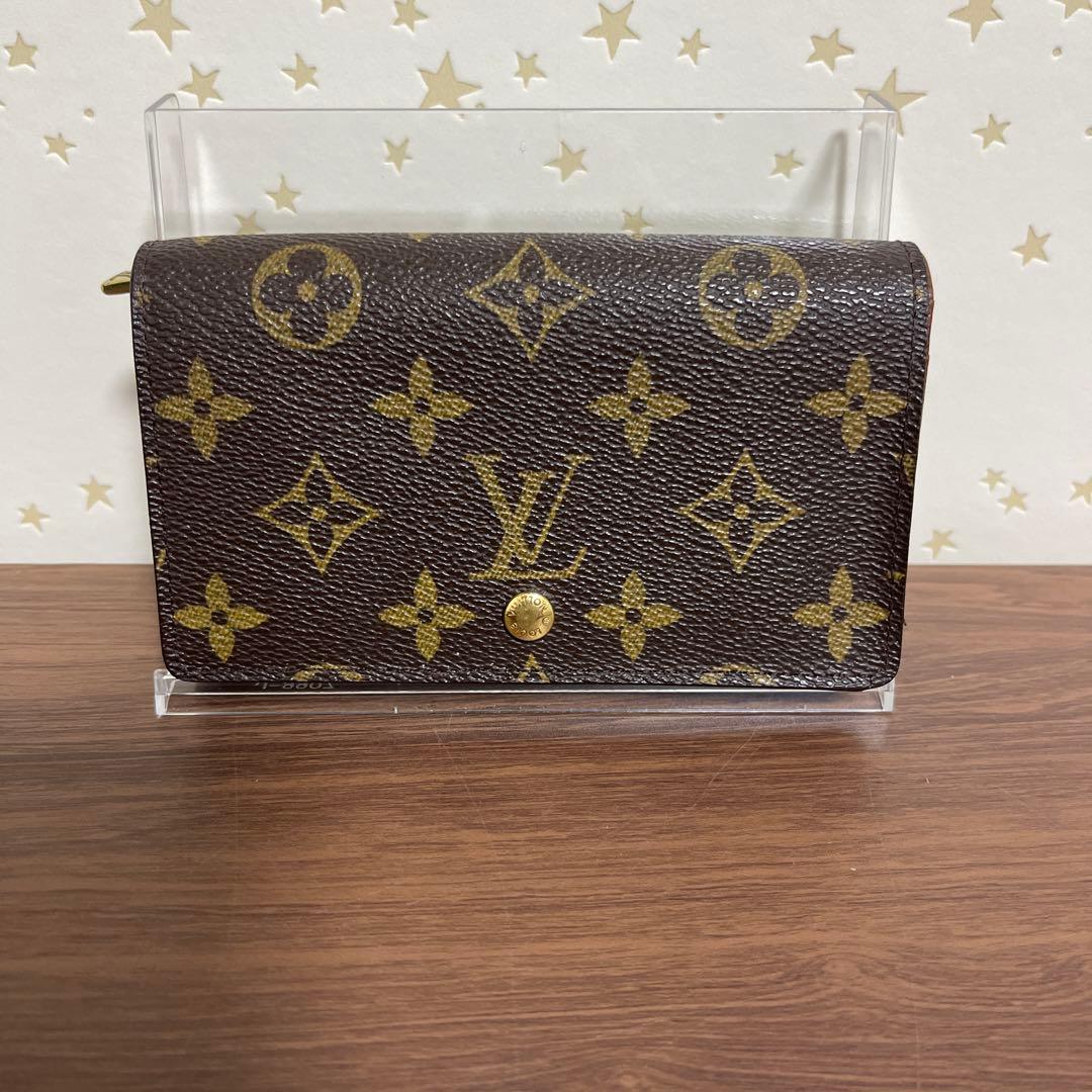 【極美品】ルイヴィトン モノグラム ポルトモネ ビエ トレゾール 二つ折り財布