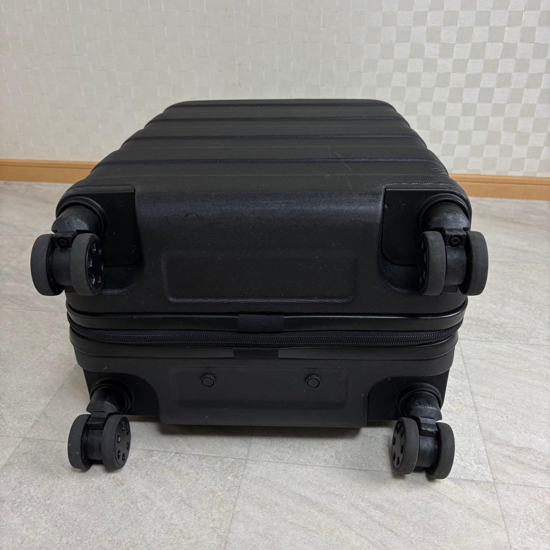 MUJI 無印良品 キャリーケース ブラック 36L スーツケース ストッパー付