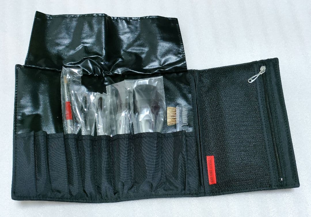 熊野筆　竹宝堂　化粧筆　6本セット　専用ポーチ付