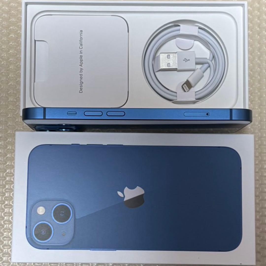 ほぼ新品バッテリー容量100% iPhone13 128GB SIMフリー 本体