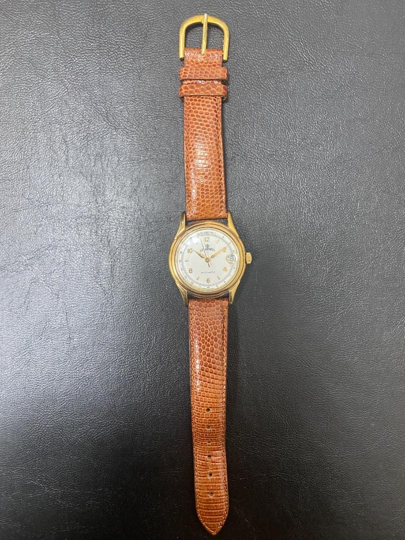 LE MONDE 自動巻き時計 稼働品 スイス ルモンド 美品 ヴィンテージ