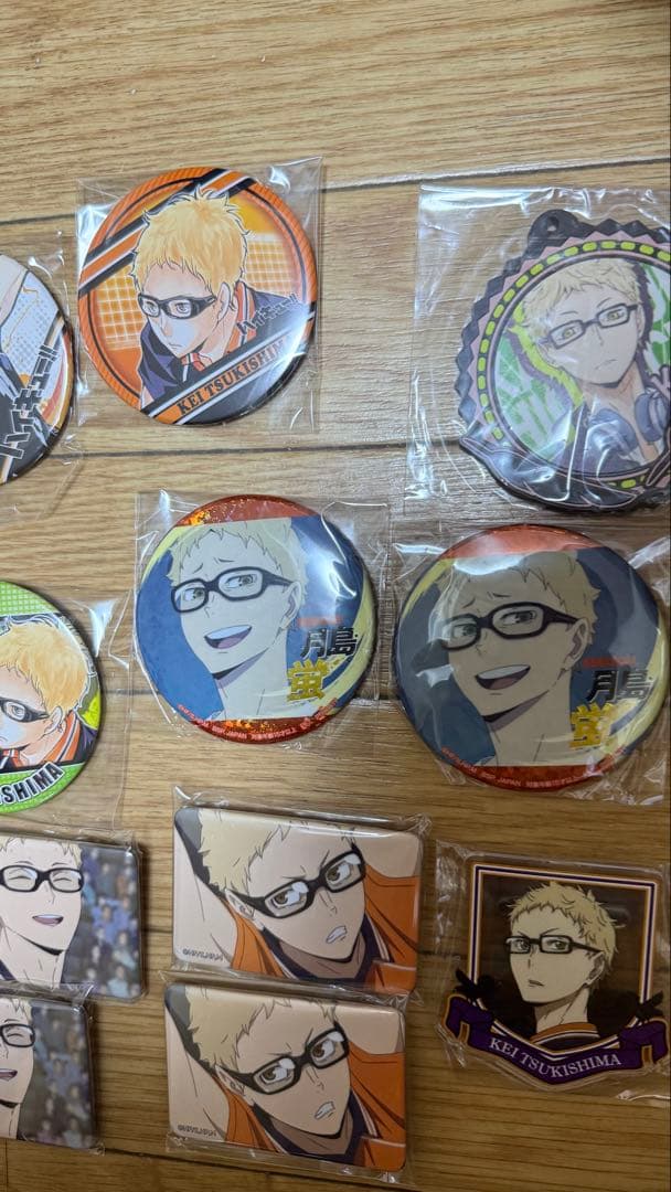 m*o様 ハイキュー　月島蛍　グッズ　アクリルスタンド　缶バッジ　102点　まと