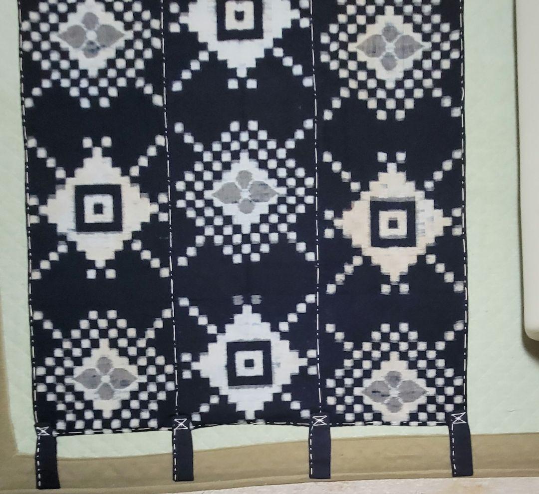 藍染め　古布　木綿　芸術　高級手芸品　155 × 98cm　壁掛け