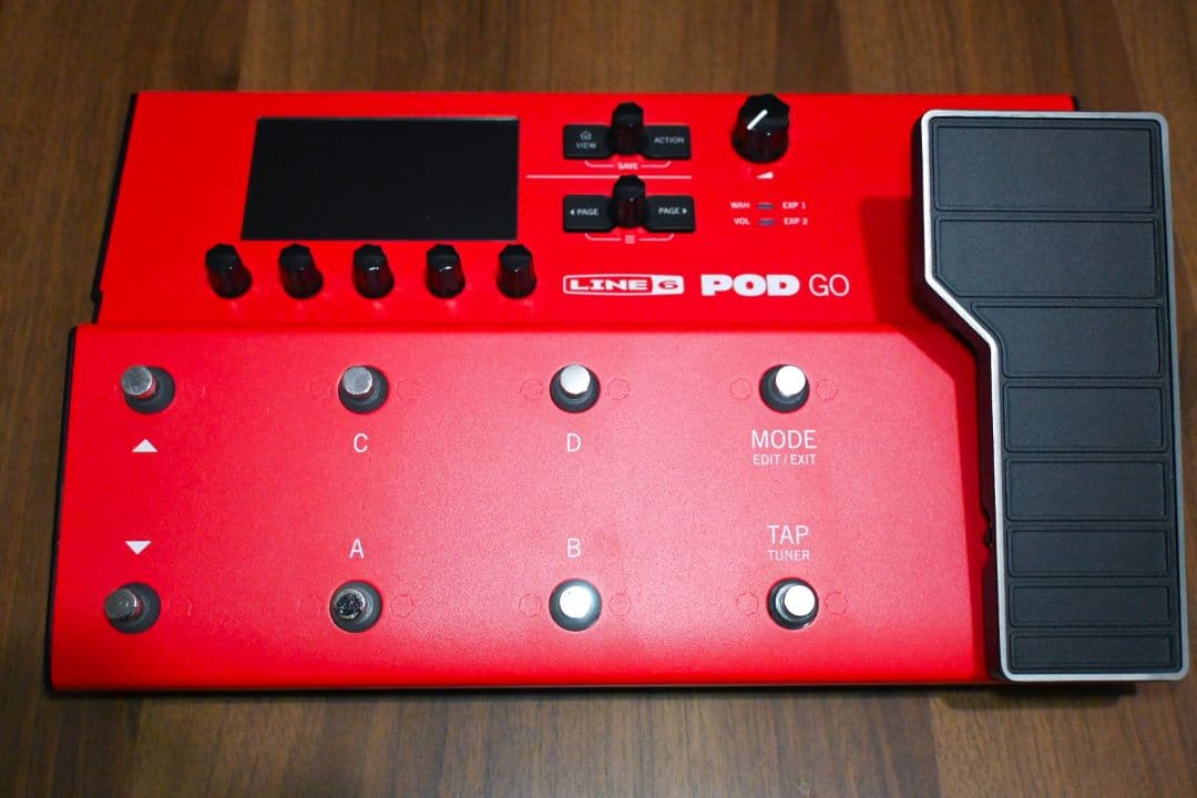 Line 6 POD Go Limited Edition Red 【限定色】