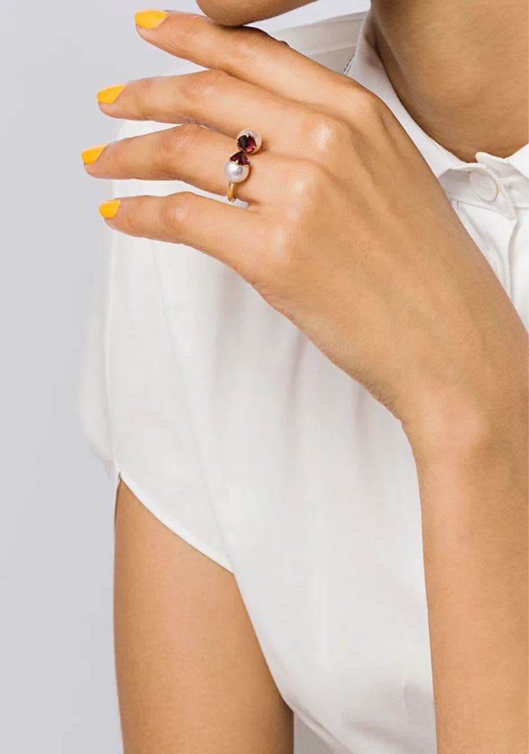 TASAKI リファインド　リベリオン　シグネチャーガーネットリング9号