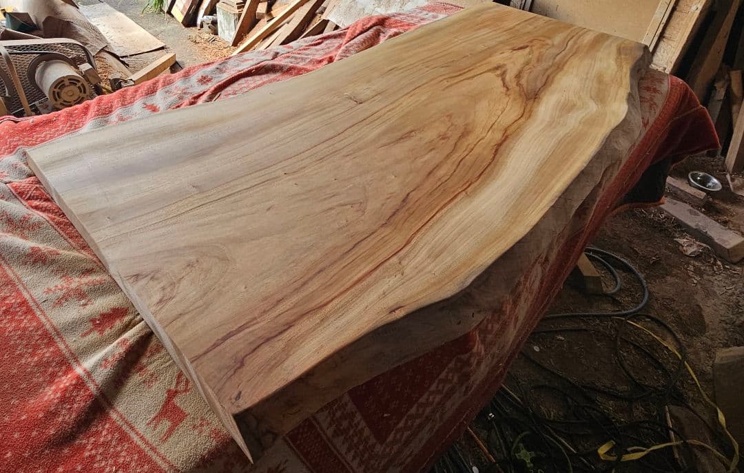 最終価格　楠　ダイニング　テーブル　一枚板　高級　リビング　カウンター　座卓　栃