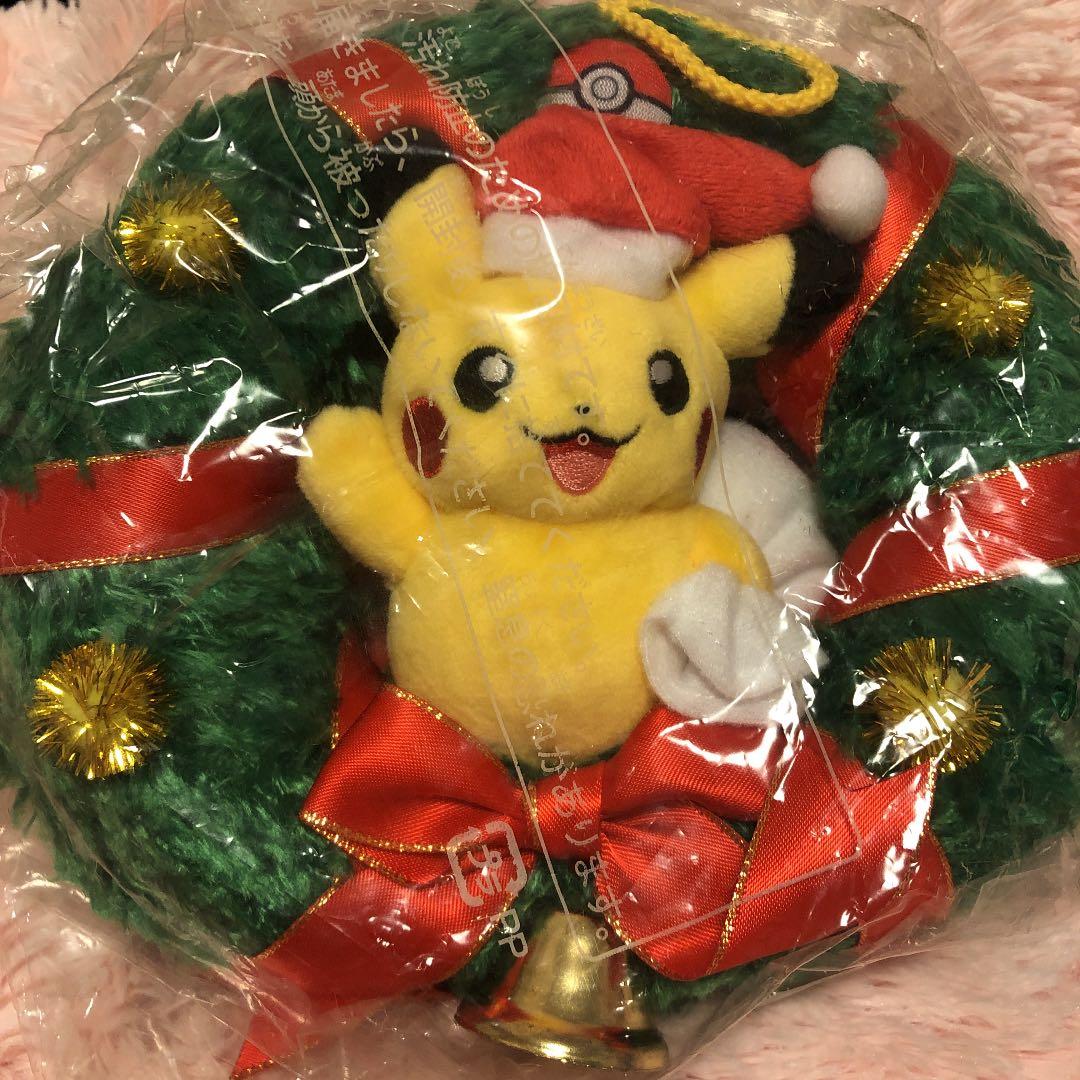 ポケモンセンター　ピカチュウ クリスマスリース　ポケモン　ぬいぐるみ