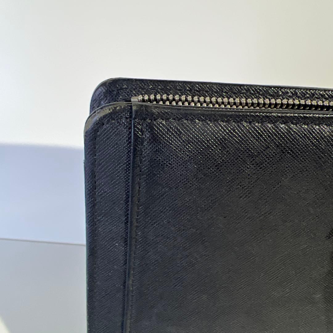 BURBERRY ビジネスバッグ レザー 黒 台形 A4可