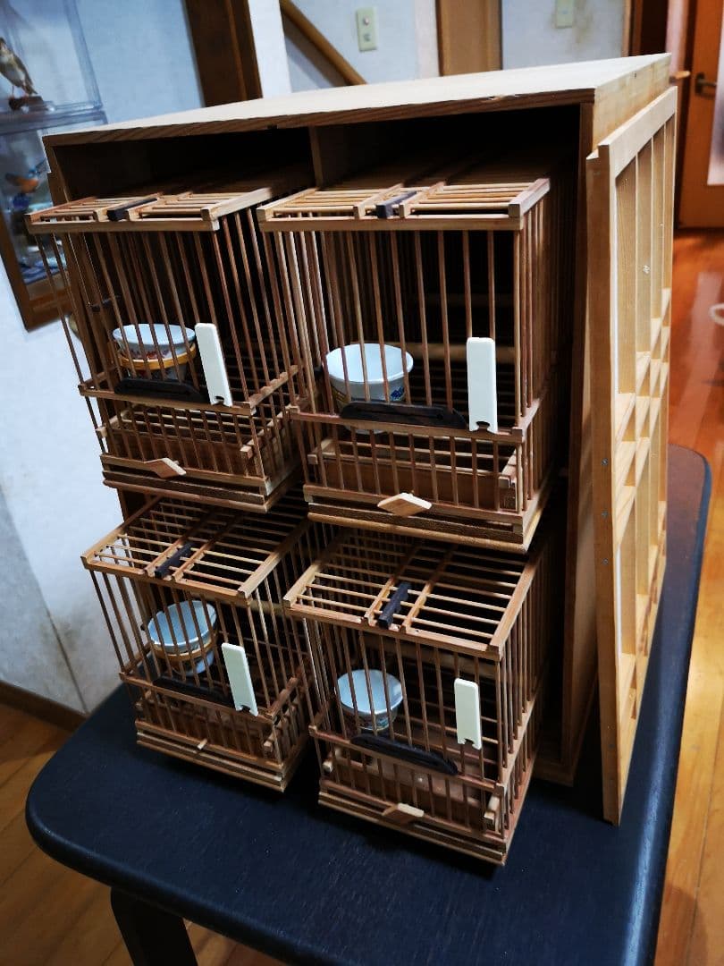【3日間限定値下げ中】　メジロ籠/ホオジロ籠&寝かせ籠《高級品/職人籠》