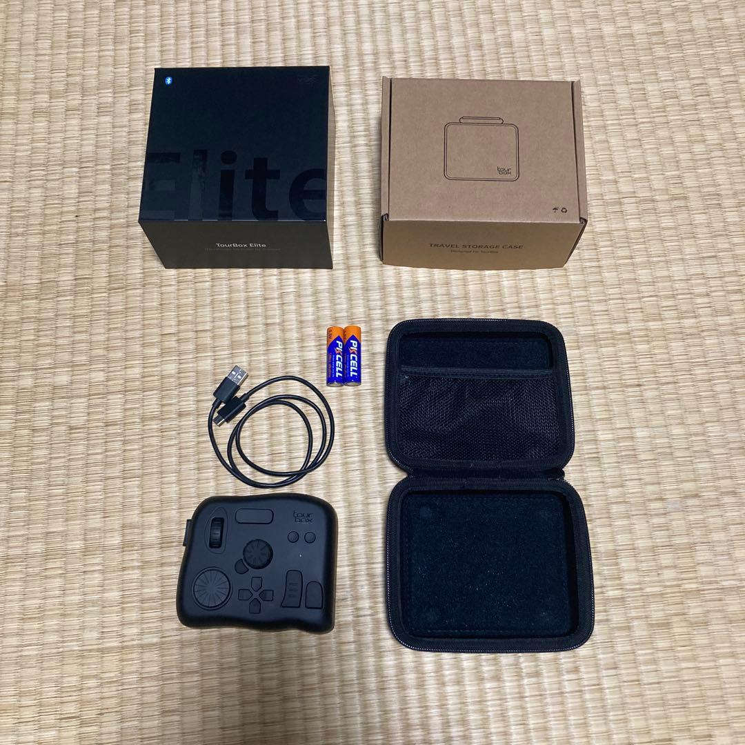 ほぼ未使用、ツアーボックスエリートTourBox Elite 専用ケース付属