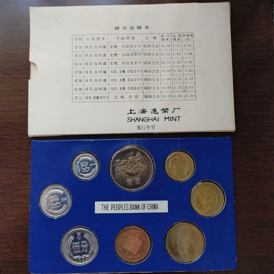 1981年 中国人民銀行 記念硬貨セット