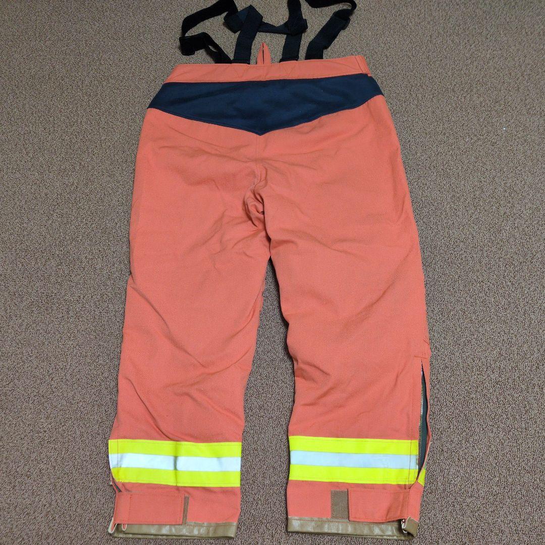 倉本産業　消防防火服　下衣（ズボン）　オレンジ