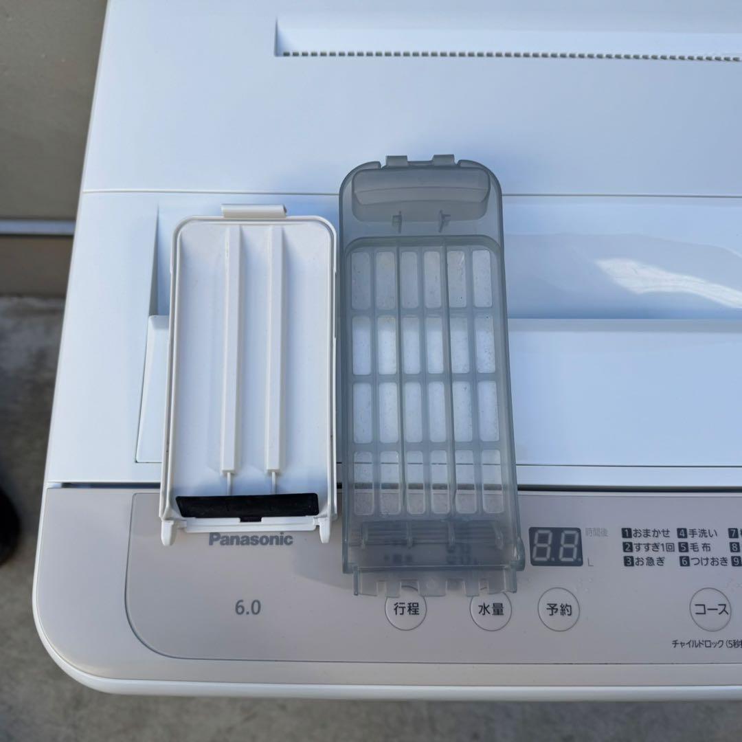 121⭐️2025年製★ほぼ新品★パナソニック　洗濯機　6KG 一人暮らし