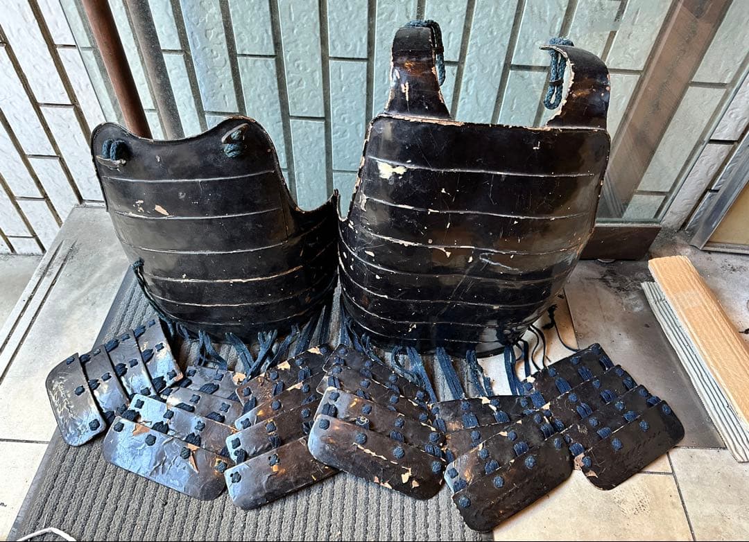 大坂陣着用胴 長窪伊賀守正成 等身大　江戸時代　戦国時代　甲冑　具足　火縄