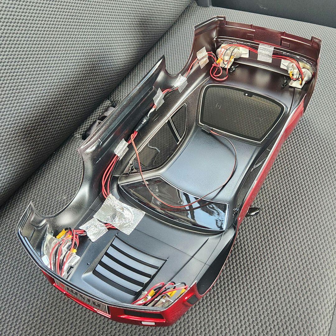 1/10 タミヤ　ニスモ R34 GT-R ボディ　電飾付き　ステッカー残