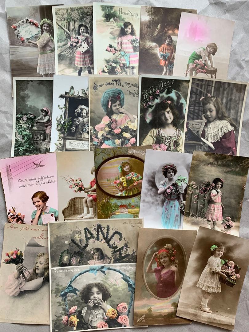 アンティークポストカード　海外紙もの