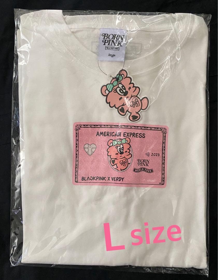 【限定品】Blackpink Verdy Tシャツ AMEX 限定 Lサイズ