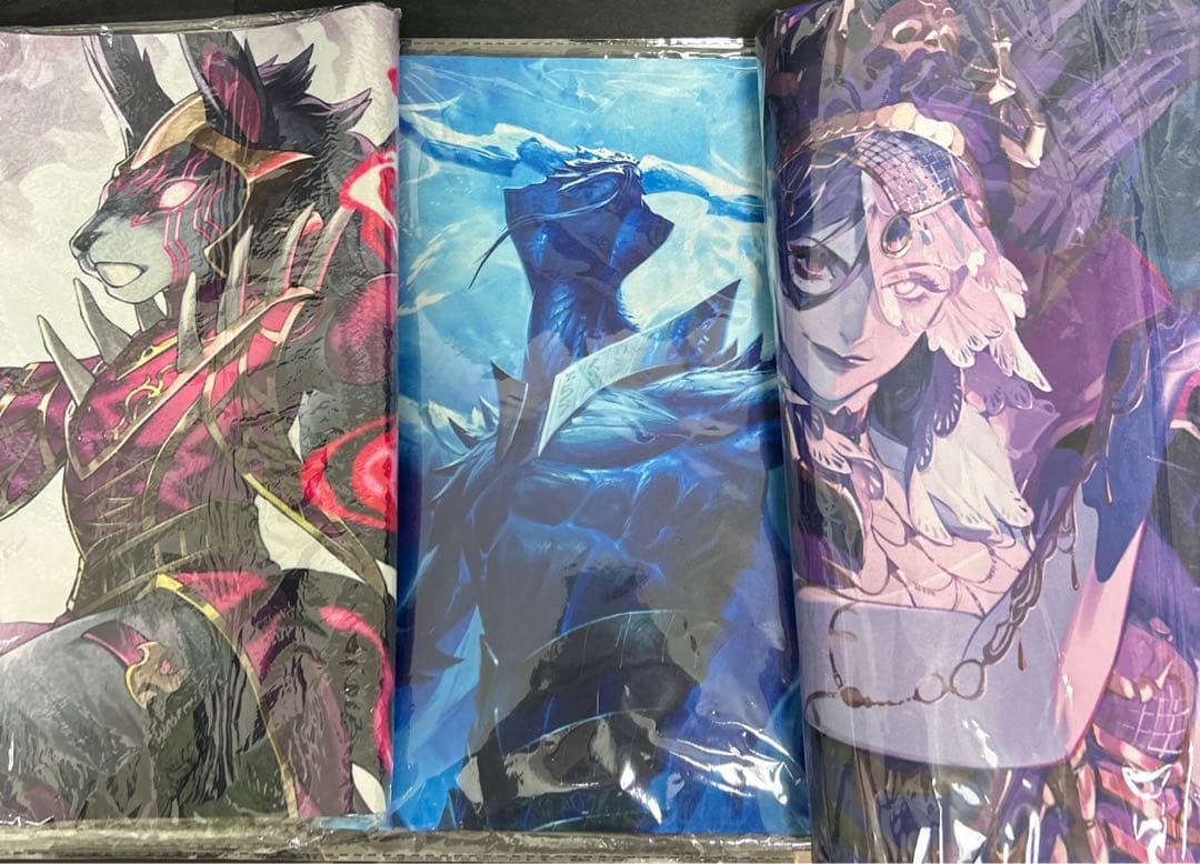 MTG プレイマット　4つセット　ウギン　リリアナ　ネクロポーテンス　野球のやつ