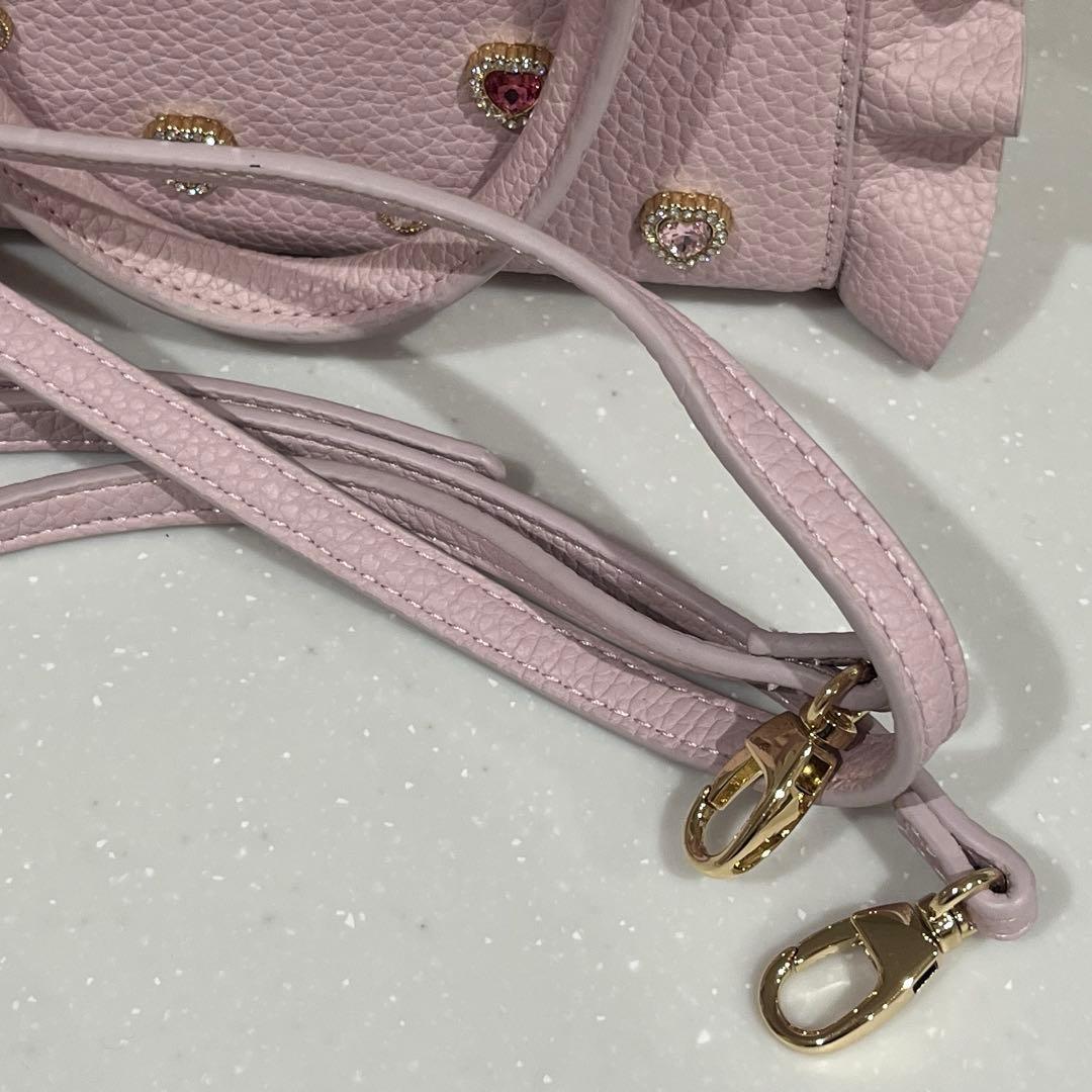 SAMANTHAVEGA サマンサベガ ビジューフラッター ミニ ピンク